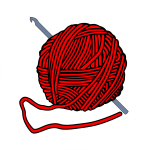 crochet button 150